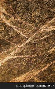 brown marble with white crack