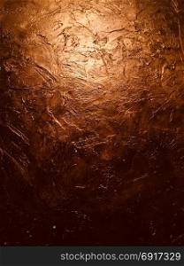 Brown Oil Paint Pattern. Brown Oil Paint Pattern. Decorative Wall Plaster