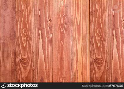 Brown painted wooden wall as background or texture