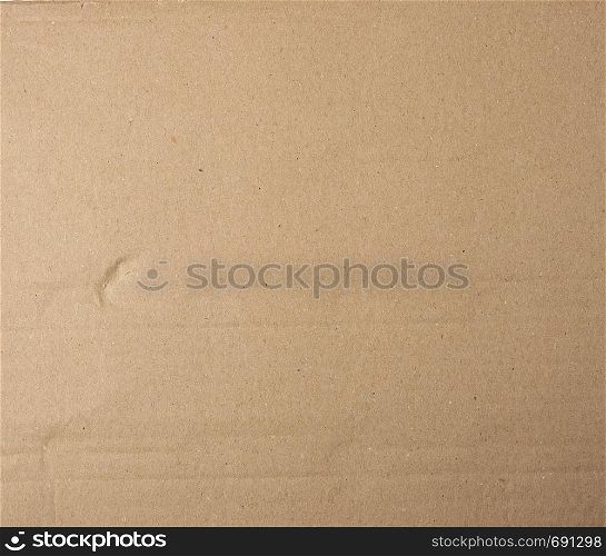 brown paper from the box, full frame, close up