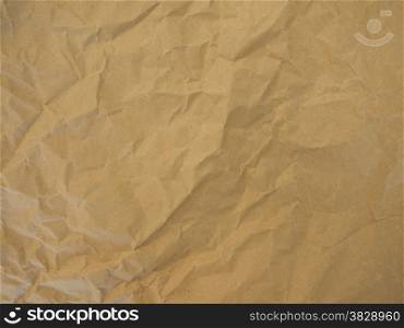 Brown paper. Sheet of brown paper useful as a background
