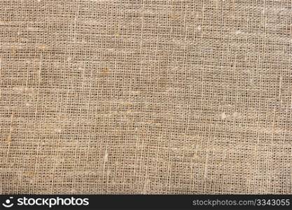 Brown textile background. Studio photography. Close-up.