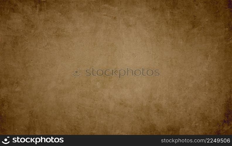 brown vintage color Cement concrete textured background, Soft natural wall backdrop For aesthetic creative design