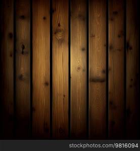 Brown Wooden board background. illustrations AI Generative 