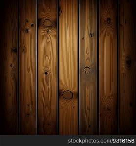 Brown Wooden board background. illustrations AI Generative 