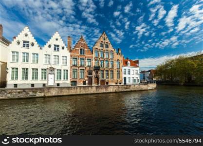 Bruges canals. Brugge, Belgium