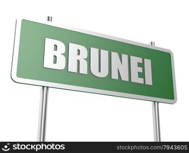Brunei concept image with hi-res rendered artwork that could be used for any graphic design.. Brunei