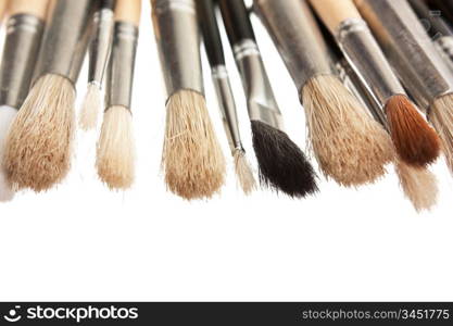 brush drawing isolated on a white background