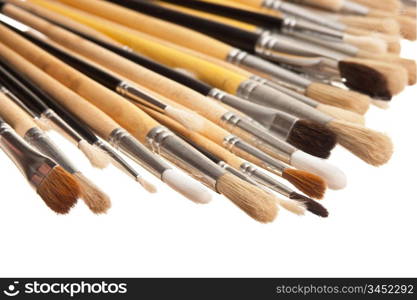 brush drawing isolated on a white background