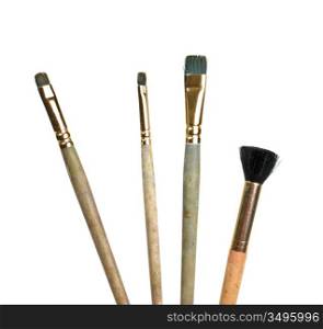 brush drawing isolated on a white background