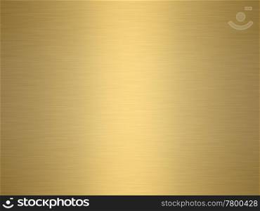 brushed gold. a large sheet of rendered finely brushed gold as background