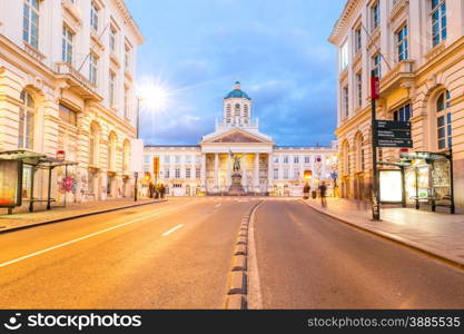 Brussels Royal Square with Palace Cathedral Chapelle Belgium