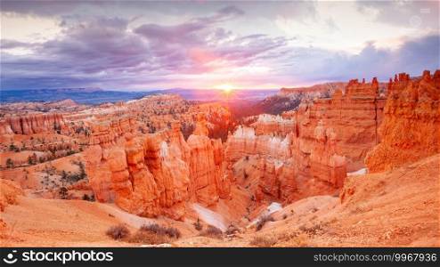 Bryce Canyon National Park nature landscape in Utah, USA