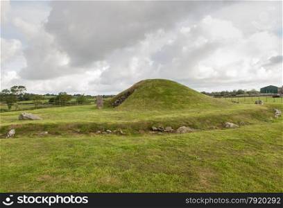 Bryn Celli Ddu, Anglesey, is one of the finest prehistoric passage tombs in Wales, United Kingdom.