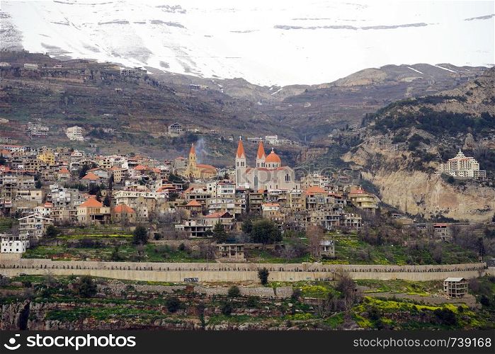 Bsharri and Quadisha valley in Lebanon