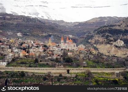 Bsharri and Quadisha valley in Lebanon