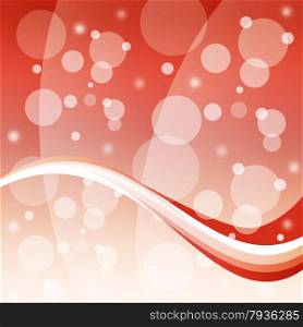 Bubbles And Wave Background Meaning Bright Circles And Curve&#xA;