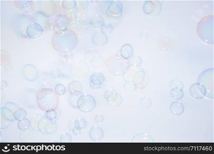 Bubbles colorful background white