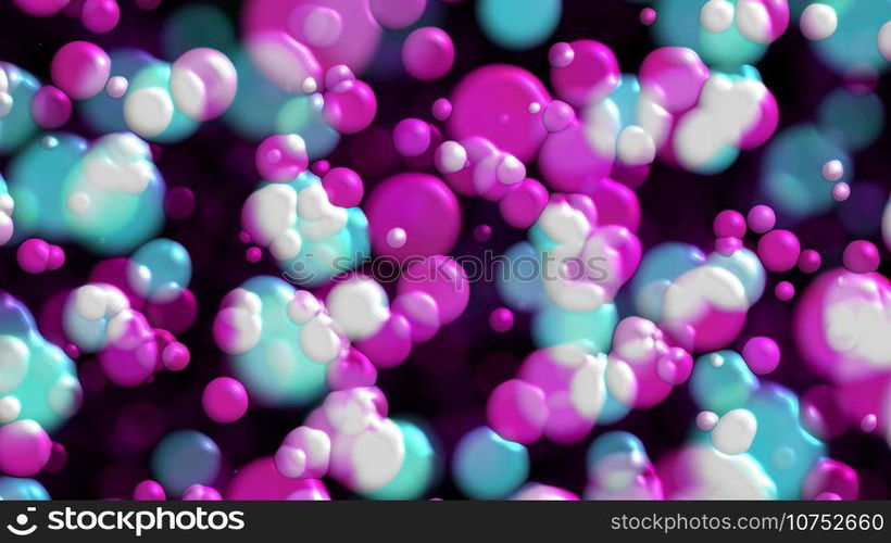 Bubbles. Computer generated 3d render. Bubbles
