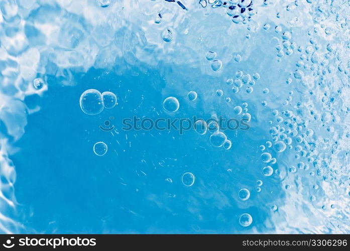 Bubbles float around