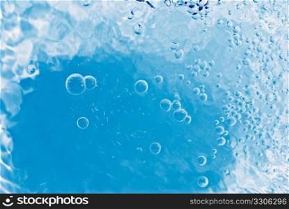 Bubbles float around