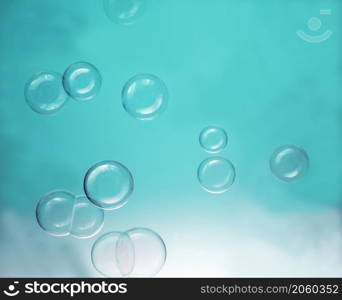 Bubbles in water