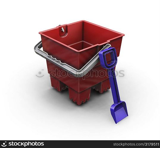 Bucket and spade