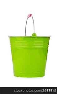 Bucket isolted on the white background