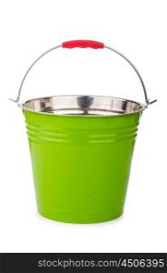 Bucket isolted on the white background