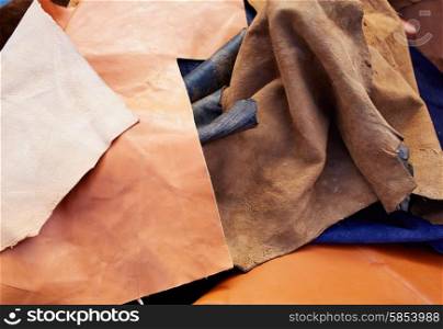 buckskin suede leather messy mixed tanner materials