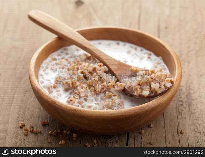 buckwheat groats with milk