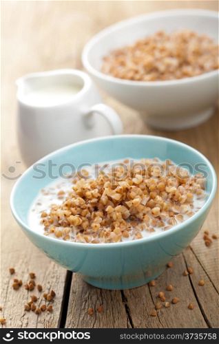 buckwheat groats with milk