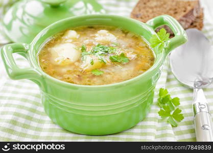 Buckwheat soup