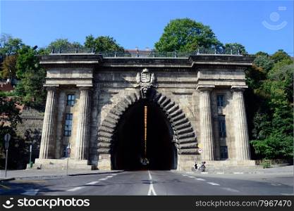 Budapest City Hungary Adam Clark Tunnel Landmark Architecture