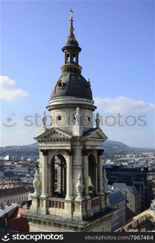 Budapest City Hungary Stephen Basilica tower Landmark Architecture