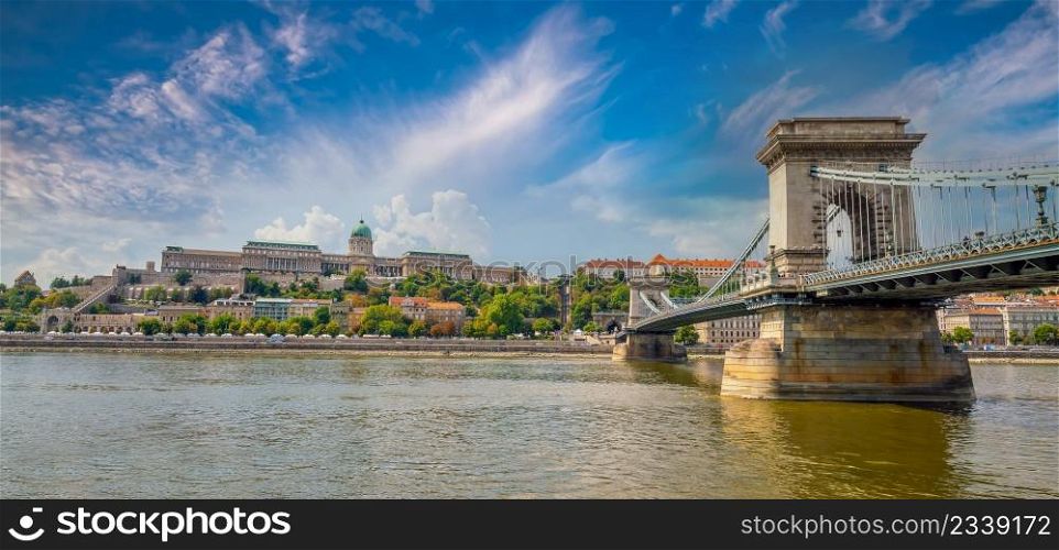 Budapest city skyline, cityscape of Hungary