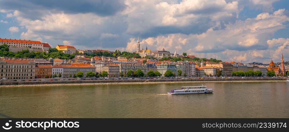 Budapest city skyline, cityscape of Hungary