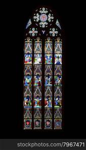 budapest hungary saint matthias cathedral stained glass