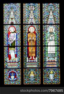 budapest hungary saint matthias cathedral stained glass