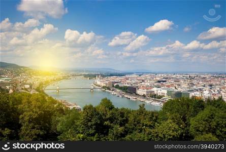 Budapest skyline. Hungary