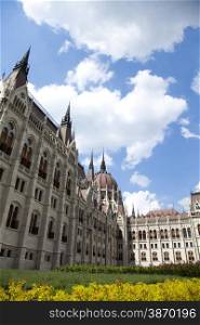 Budapest, view of parliament,Hungary