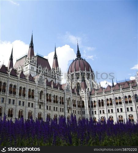 Budapest, view of parliament,Hungary