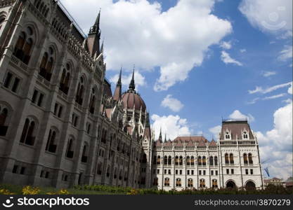 Budapest, view of parliament,Hungary