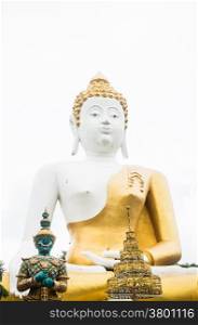 Buddha image at chiang mai temple, stock photo