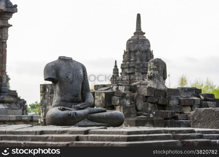 Buddha in Prambanan temple, Yogjakarta, Indonesia