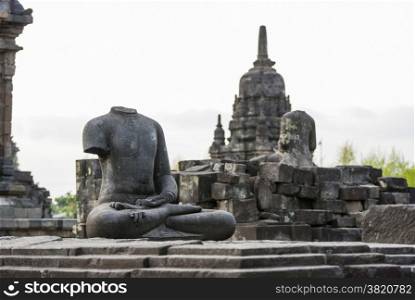 Buddha in Prambanan temple, Yogjakarta, Indonesia