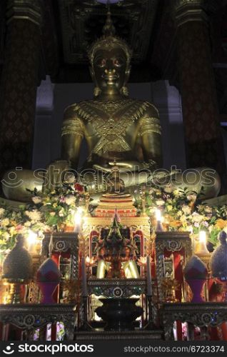 Buddha in Wat Na Phramain , Ayutthaya, Thailand