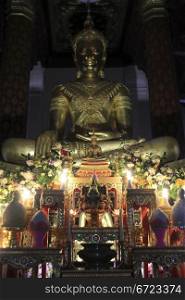 Buddha in Wat Na Phramain , Ayutthaya, Thailand