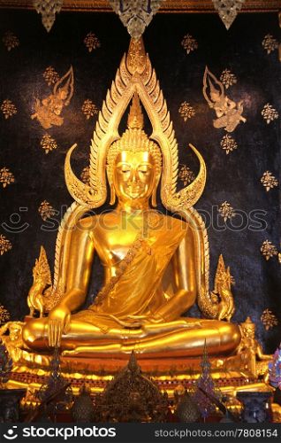 Buddha in Wat Phra Sri Rattana Mahatat Woramahawihan, Phitsanulok, Thailand