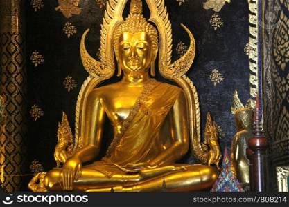 Buddha in Wat Phra Sri Rattana Mahatat Woramahawihan, Phitsanulok, Thailand